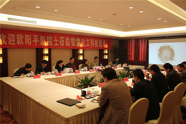 Mr. Ouyang pinkai, an academician of the Chinese academy of engineering, came to investigate the company